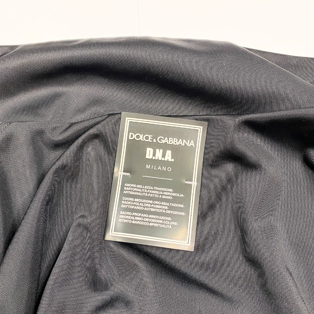 Dolce & Gabanna Logo Plaque Men Bomber Jacket - Picture 6 of 7